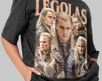 Vintage Legolas Shirt Bootleg T-shirt Tee Unisex Gift T-shirt Men Women Clothing Movie FF43