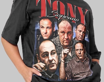 Vintage Tony Soprano Bootleg T-Shirt - Unisex Movie Tee FF90