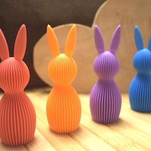 Riffel bunny decoration made from recycled PLA