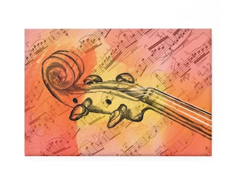 Violin Viola Scroll Magnet