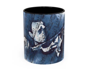 God's Fiddler in D Major | Accent Coffee Mug 11oz 15oz
