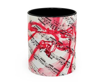 Devil's Trill Accent Coffee Mug | Musical Sheet Art 11oz 15oz