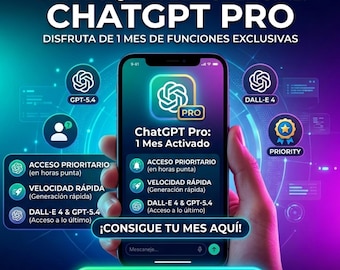 Chat Gpt Plus Team , 1 Mes.