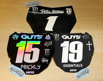 Custom ODI & Motocuts Plate Decals - With Avarrix Vinyl And  Laminate! (Express for AU)