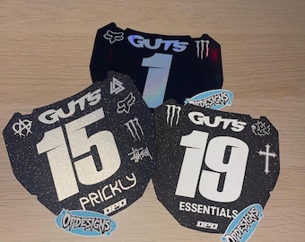 Custom ODI Plate Decals - With Avarrix Vinyl And  Laminate! (Express for AU)