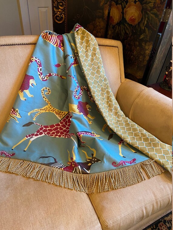Jungle theme blanket sale