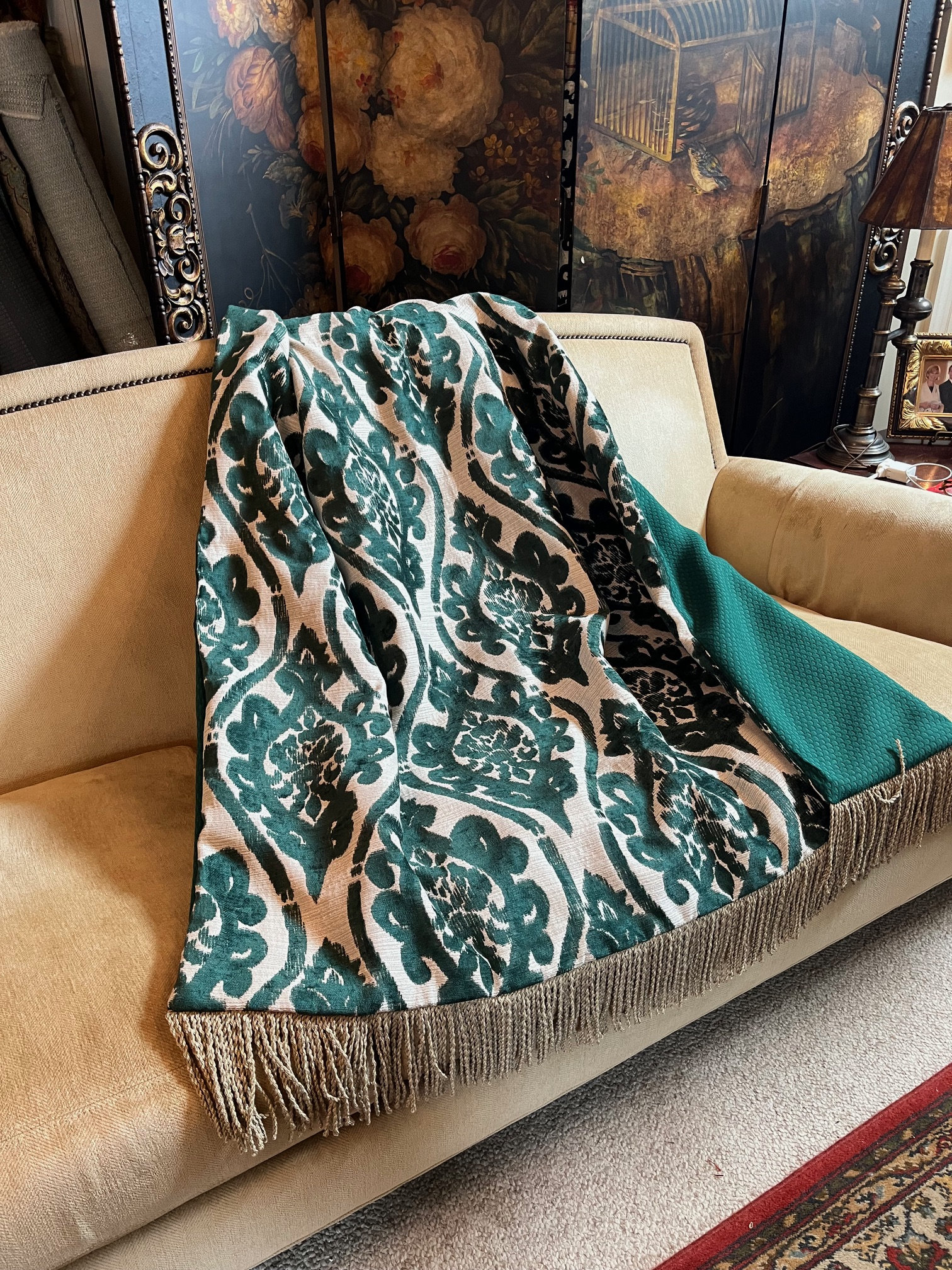 Emerald Weighted Blanket Etsy
