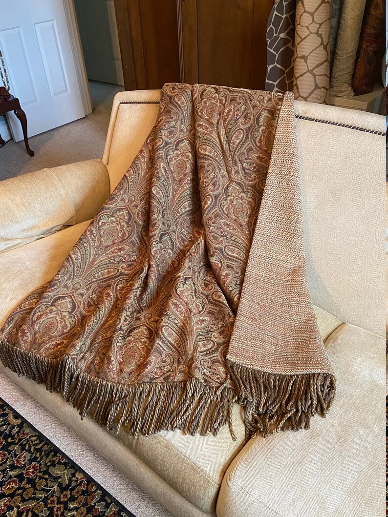 Paisley Throw Blanket Custom Luxurious Throw Tapestry Etsy
