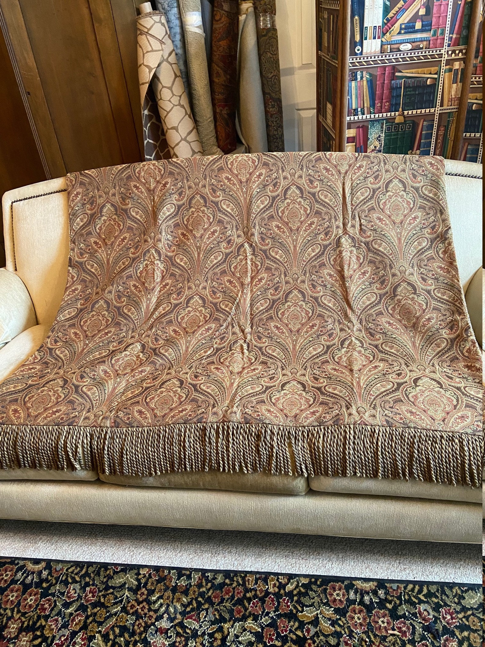 Paisley Throw Blanket Custom Luxurious Throw Tapestry Etsy