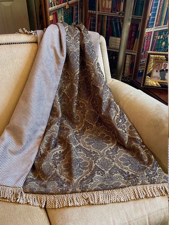 Heavy chenille throw sale