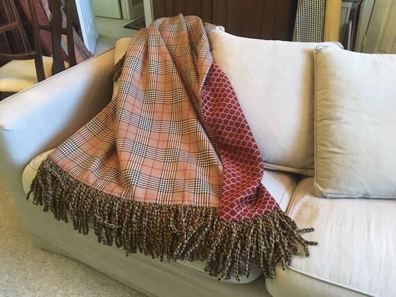 Fathers Day Gift Tartan Plaid Throw Blanket Highland Design Etsy