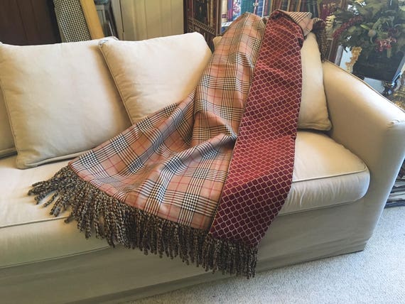 Fathers Day Gift Tartan Plaid Throw Blanket Highland Design Etsy