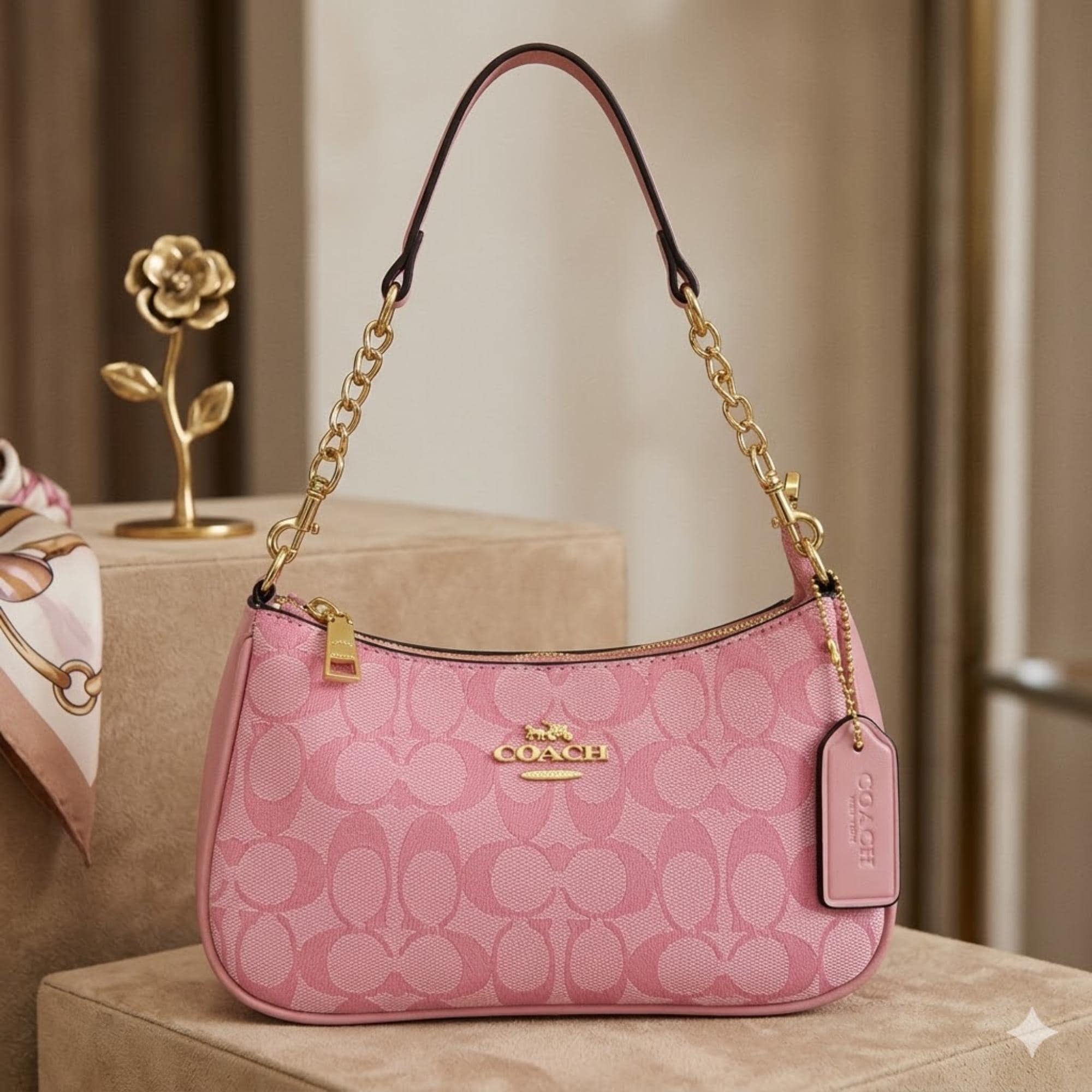 Pink Coach Bag - Etsy Hong Kong