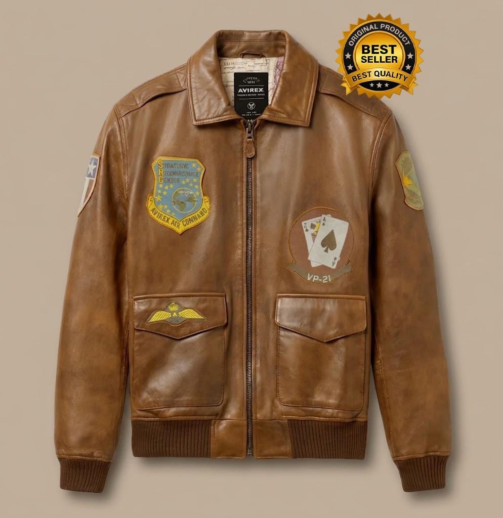 Vintage avirex leather jackets - Etsy 日本