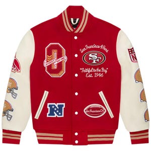 San francisco 49ers leather jacket - Etsy 日本