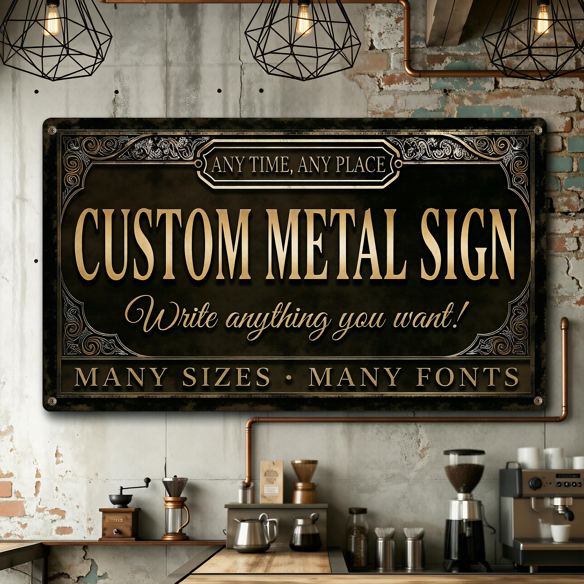 Need Anything Sign Personalized Metal Sign Personalized,custom Text Sign,vintage Metal ...