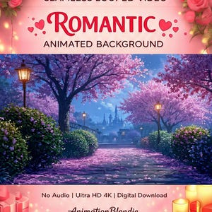 Sakura Dream Forest – Pixel Art Cherry Blossom Animated Background Loop | Cozy Romantic VTuber Scene | VA02