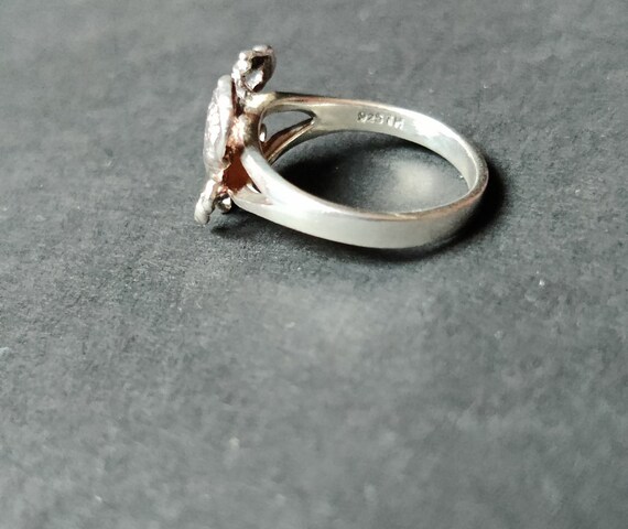 Sterling Silver Zodiac Cancer Crab Ring - image 3