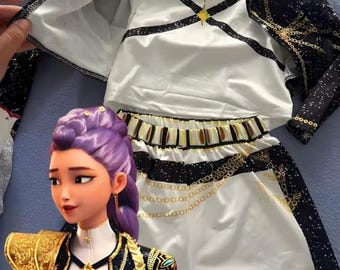 Disfraz de Rumi para cosplay – Cazadores de demonios K-Pop – Traje de anime K-pop para niños – Tallas para niñas 110-150