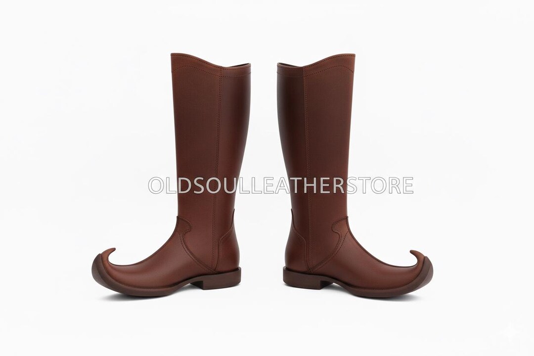 Handcrafted Leather Elf Boots | Medieval Viking Renaissance Fair ...