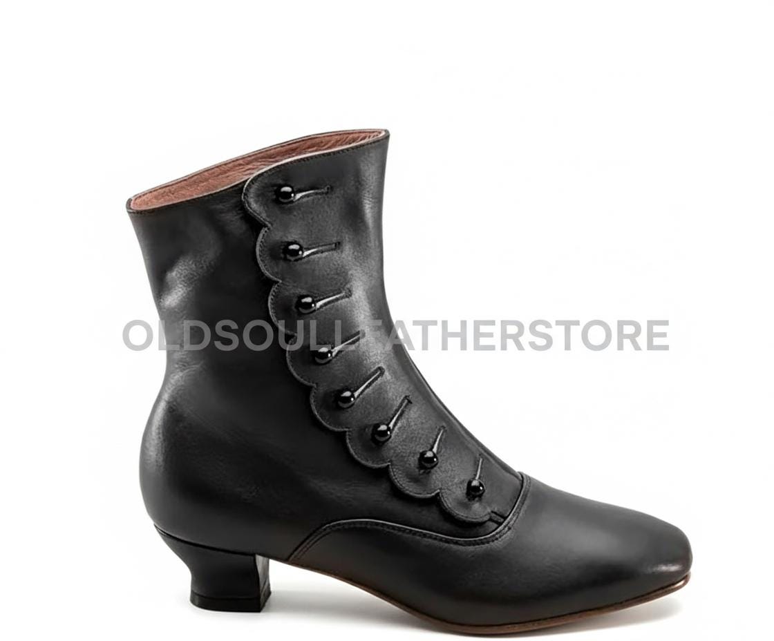 Victorian button boots - Etsy 日本