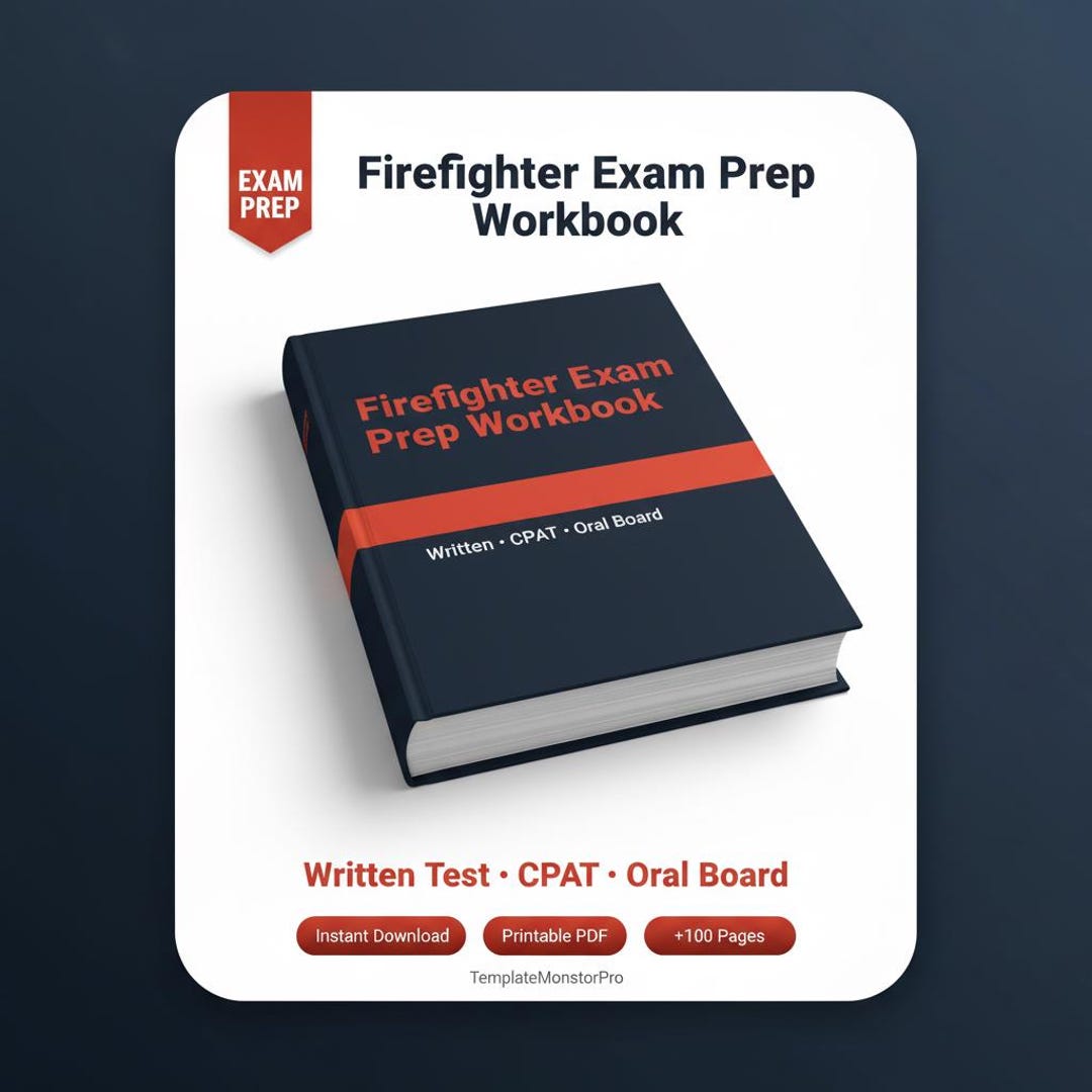 Firefighter Exam Workbook: Written Test, CPAT & Interview Prep ...