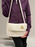 Hand-made bag, Crochet bag, Mom gift, Stylish, Lightweight, Unique product logo