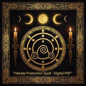 Hekate-beschermingsritueel pdf – aanroeping duistere godin Griekse hekserij, het kwaad afweren (digitale download)