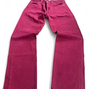 Vintage Levi’s 501 Red Jeans W30 L32 | Made in USA | Mid 90s