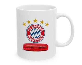 Taza de cerámica (11 oz, 15 oz) I Taza del Bayern de Múnich