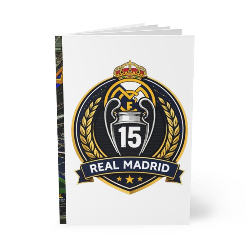Cuaderno del Estadio del Real Madrid y Campeones de la Champions League / Tapa blanda A5 imagen 4