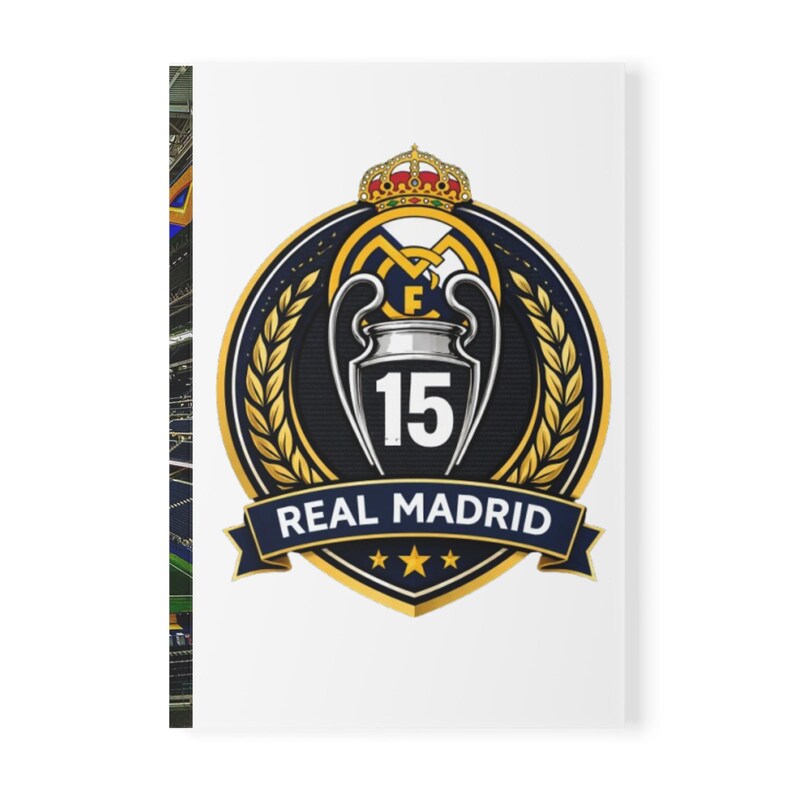 Cuaderno del Estadio del Real Madrid y Campeones de la Champions League / Tapa blanda A5 imagen 2