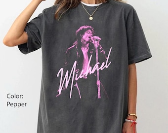 Michael Jackson Vintage Style 90s Shirt & Sweatshirt, Michael Fan Gift, King Of Pop Shirt, Fan Gifts