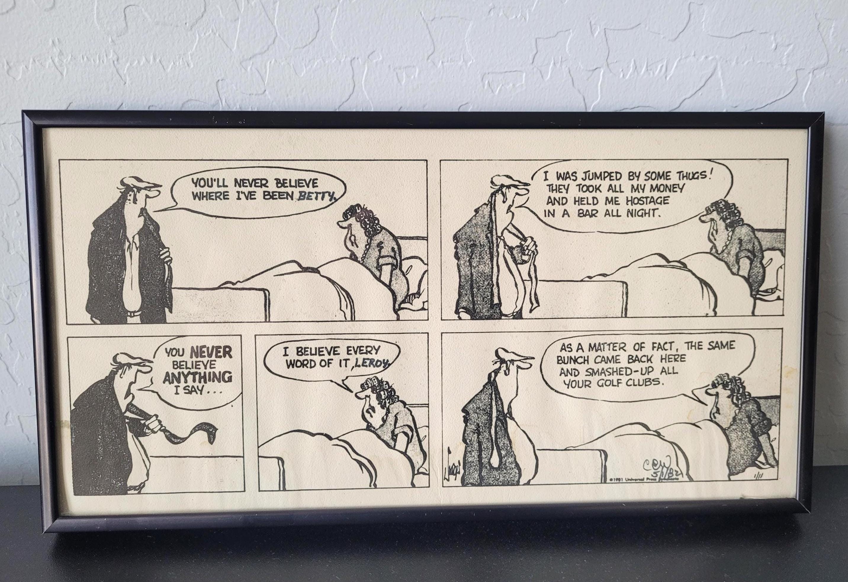 70s Newspaper Comic - Etsy