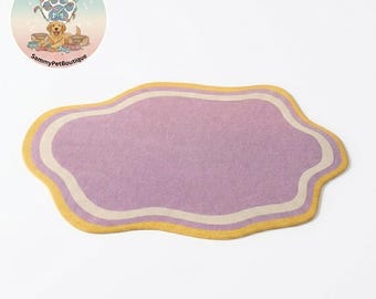 Pet Feeding Mat Quick Dry Diatomite, Non Slip, Absorbent Dog & Cat Food Pad