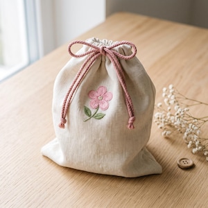 Patrón de costura en PDF para bolso con cordón Breezy Bloom, patrón de bolso floral con cordón, costura para principiantes, descarga instantánea.