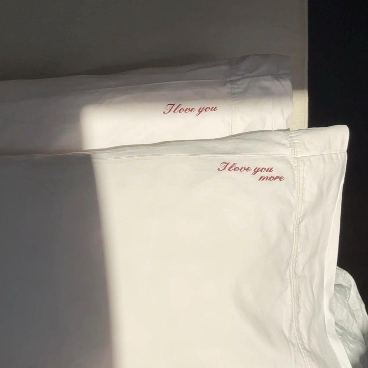 Etsy - Embroidered Pillow Case Set (Queen/Full/Twin size)