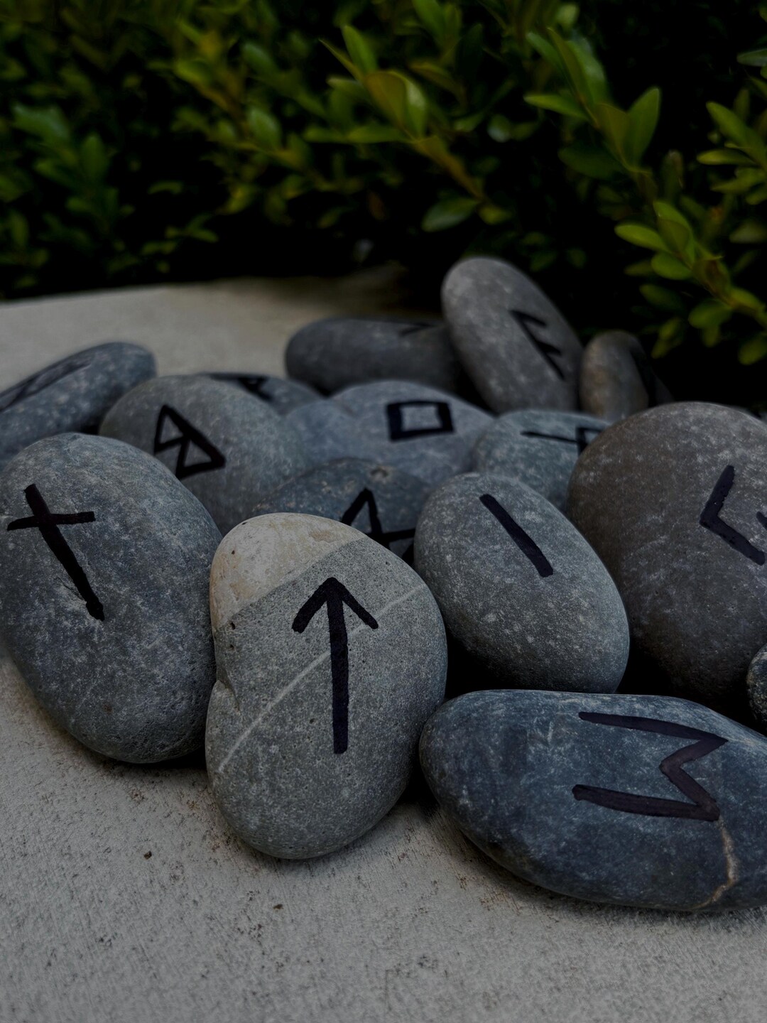 Complete 24 Rune Stones Set | Norse Magic Runes | Enchanted Divination ...