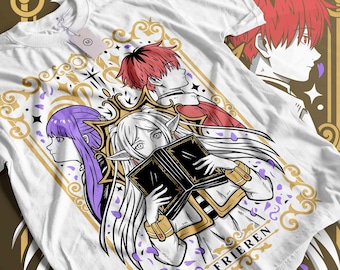 RETRO T-shirt Frieren, camicia vintage Frieren, fan della maglietta Frieren, maglietta Frieren, maglietta Otaku, maglietta anime, maglietta a fumetti manga