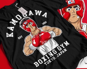 Manga Tshirt, Sport 90s Anime Lovers, Boxing GYM Anime Tshirt, Otaku Ropa, Graphic Anime Unisex Shirt