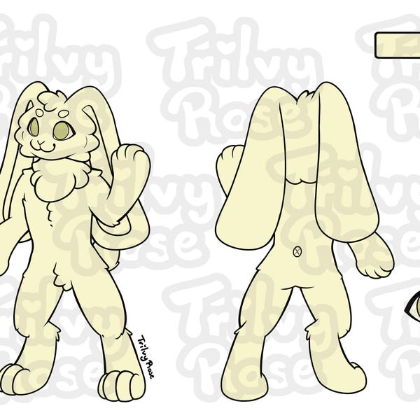 Run Rabbit Animation Base Human Rabbit Reference Sheet Base - Etsy