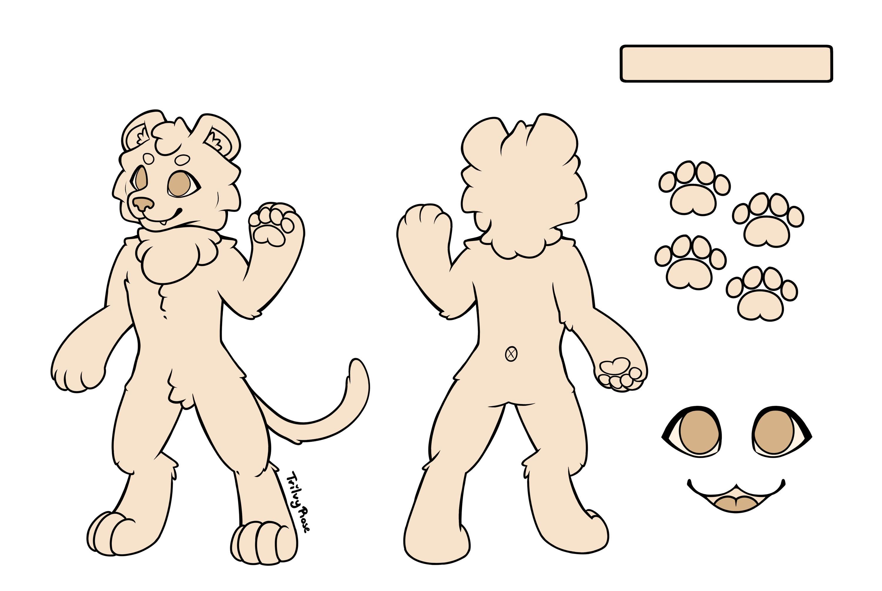 Furry Ref Sheet Base Pack – 6 Species Bundle - Etsy