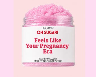Parece que você está grávida! Esfoliante corporal personalizado e divertido, um presente perfeito para sua amiga.