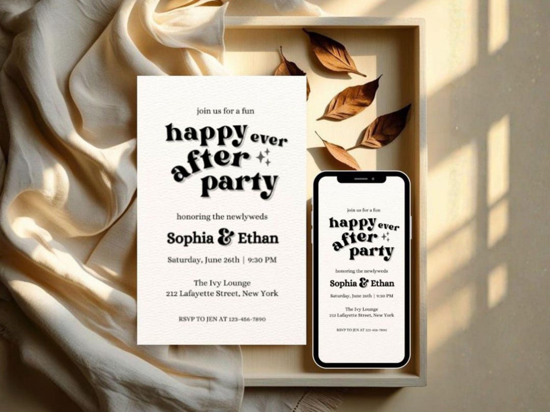 Electronic Wedding Reception Invitation Template Wedding Modern ...