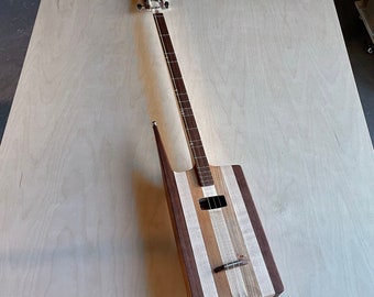 StrumbleBee: 3-String Stick Dulcimer With Piezo Pickup