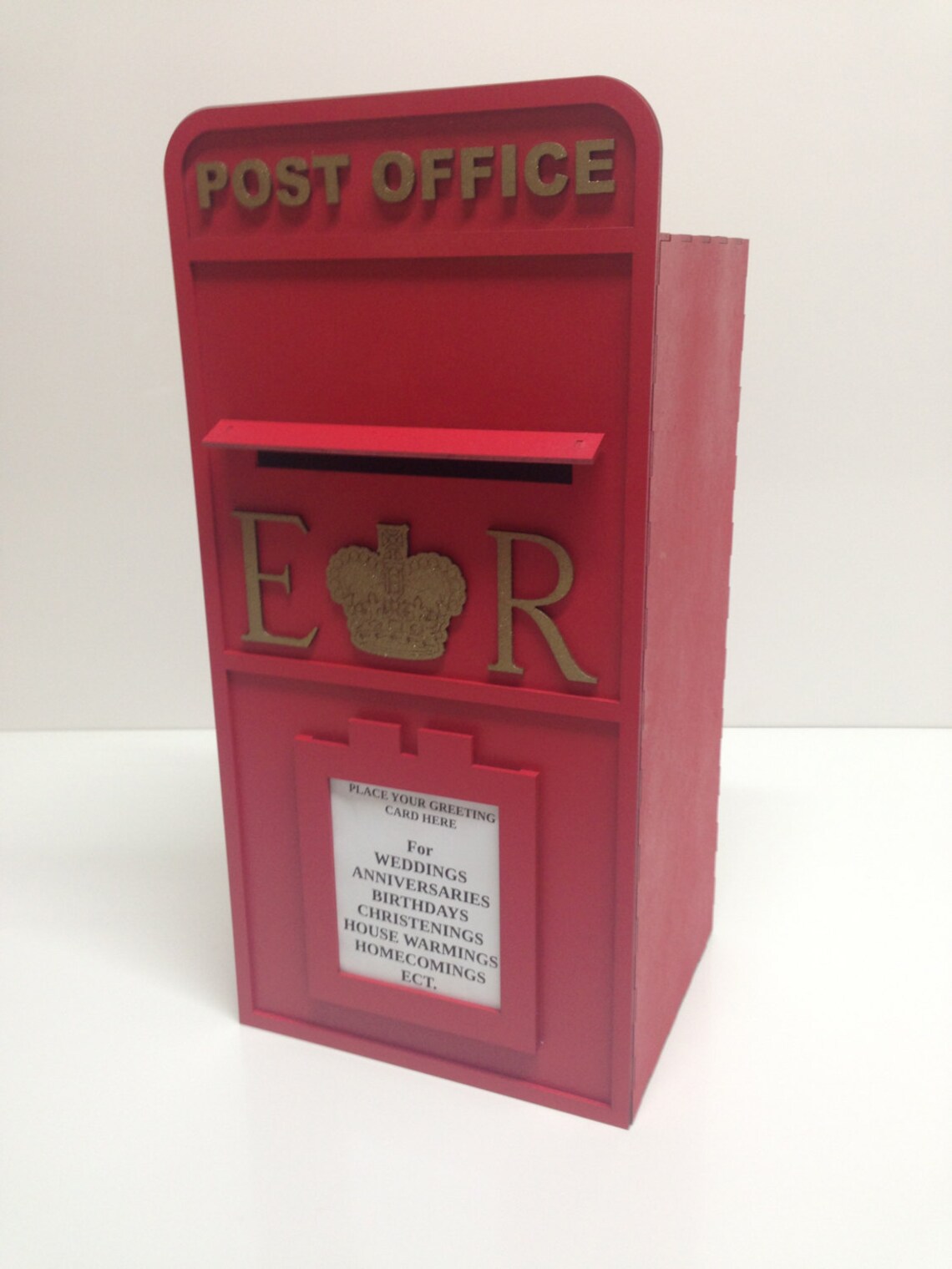 MDF Wooden Royal Mail Wedding Post Box, Painted - Etsy
