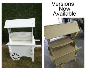 Candy Carts Wedding Cart Sweet Cart Christening Cart, Ideal for celebrations Painted and Unpainted