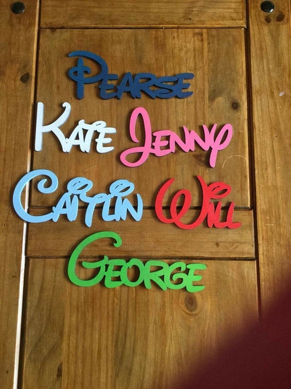 Personalised Wooden Name Plaques Words//Letters Wall//Door Art//craft//Sign birch