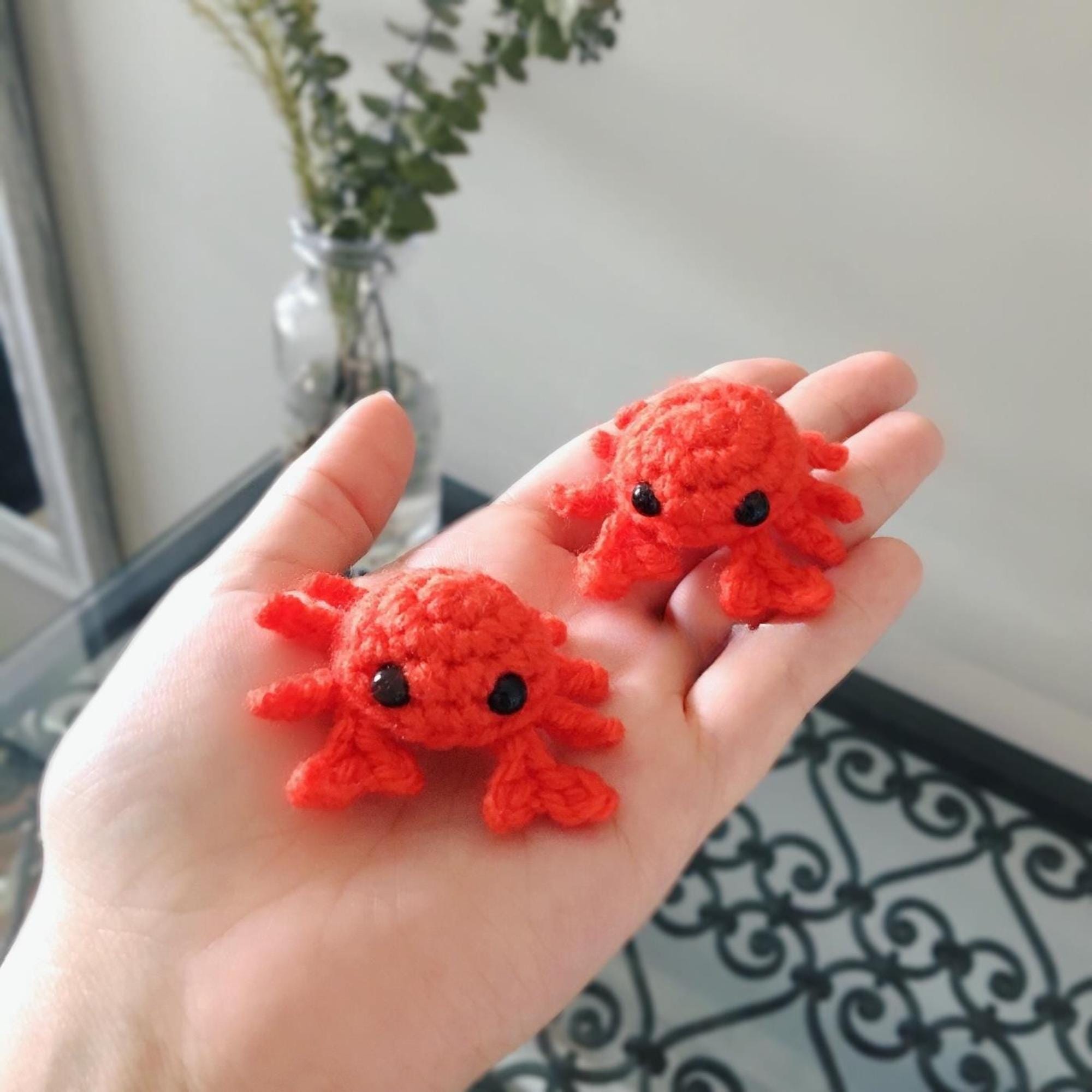37 Crab Crochet Patterns for Cute Sea-Themed Makes You’ll Love Hooking 3 Mini Crab Tiny Amigurumi Crab Plush