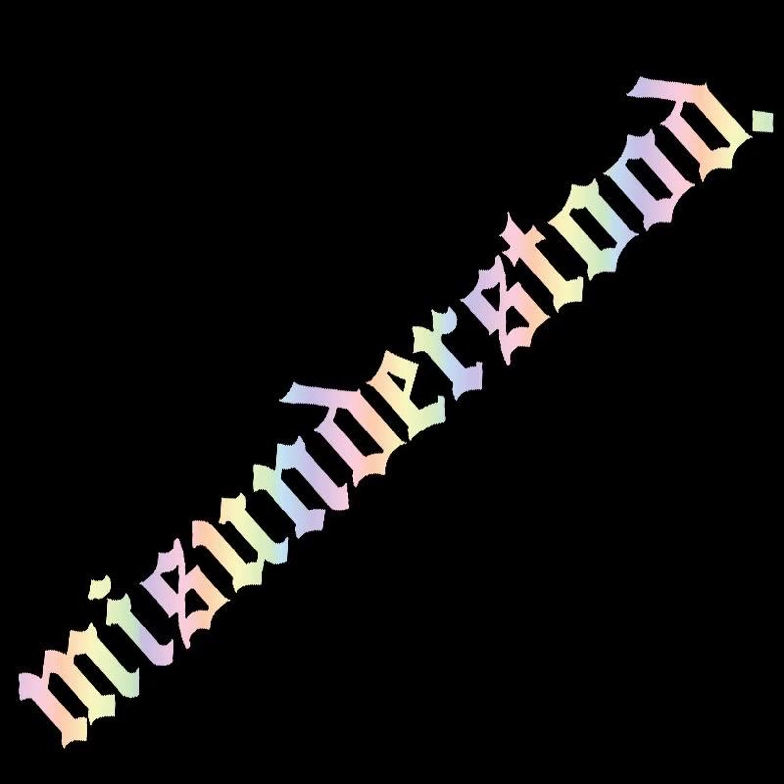 Misunderstood Car Sticker Vinly Decal Window Bumper Sticker (all ...